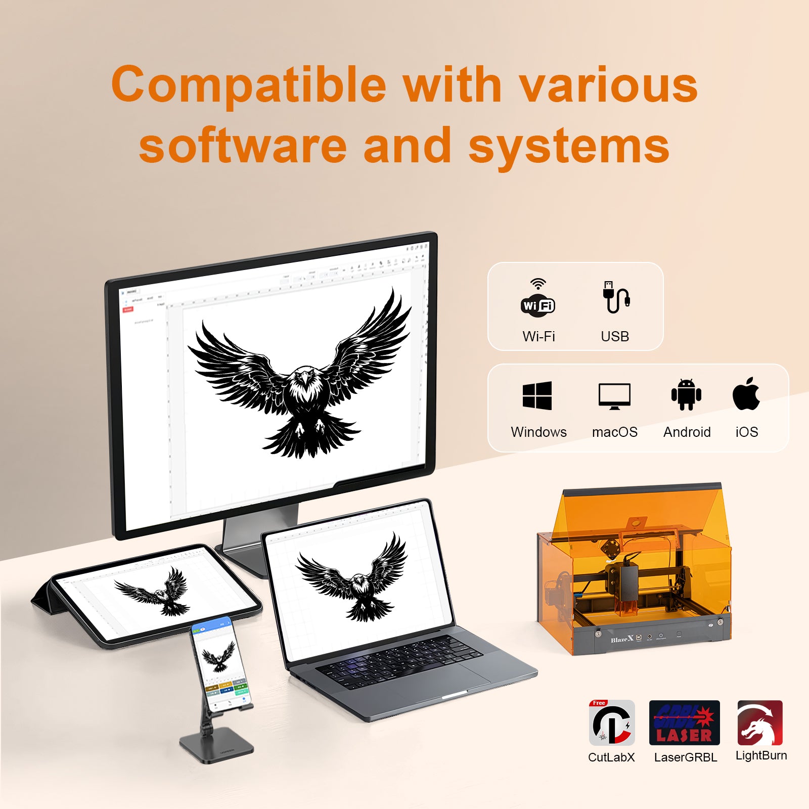 BlazeX M3 Pro Laser Engraver & Cutter