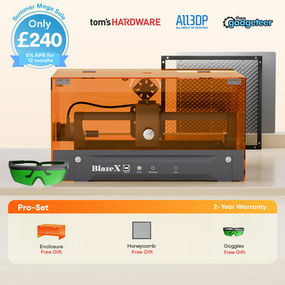 BlazeX M3 Pro 10W Laser Engraver and Laser Cutter