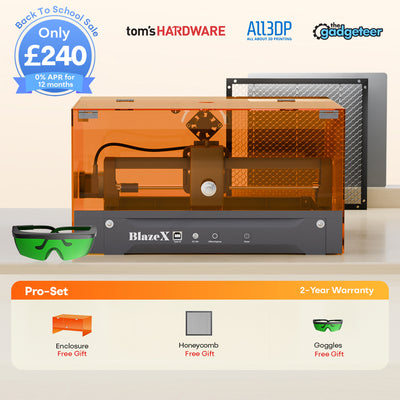 BlazeX M3 Pro 10W Laser Engraver and Laser Cutter