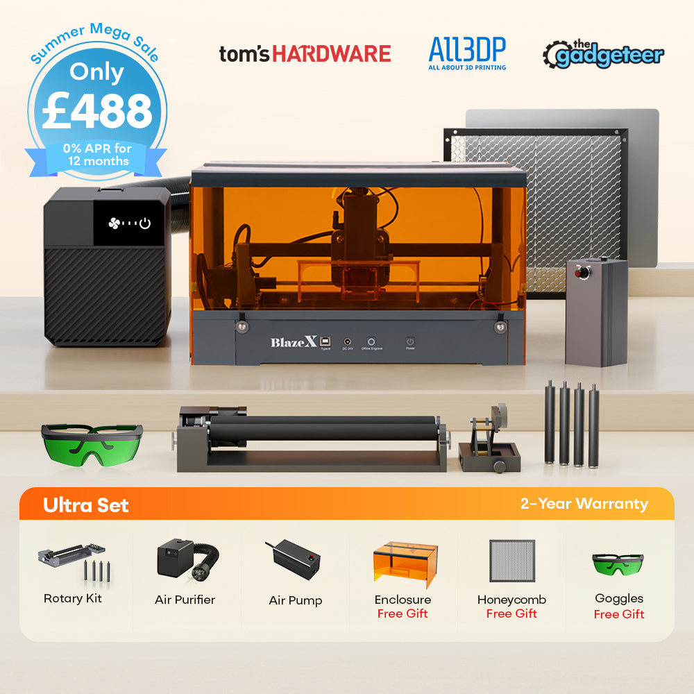 BlazeX M3 Pro Laser Engraver and Cutter