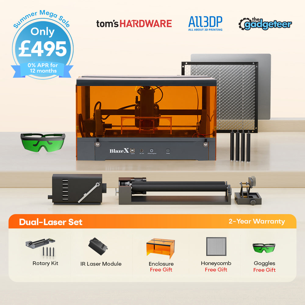 BlazeX M3 Pro Laser Engraver and Cutter