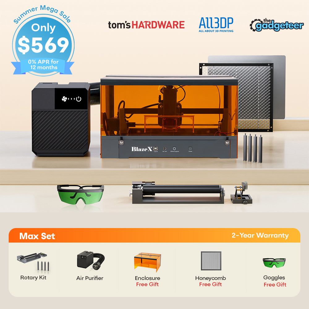 BlazeX M3 Pro Laser Engraver & Cutter