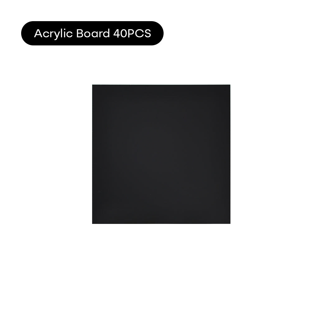 40 PCS Acrylic Boards