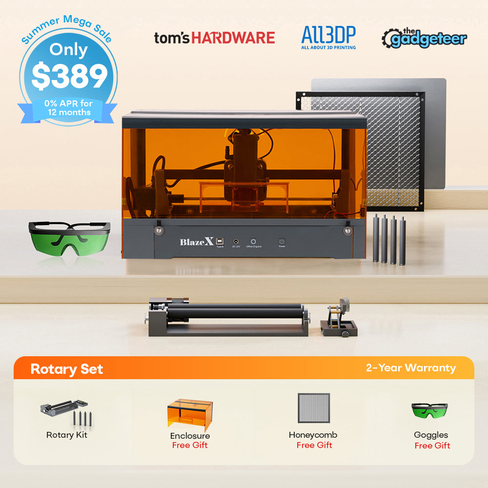 BlazeX M3 Pro Laser Engraver & Cutter