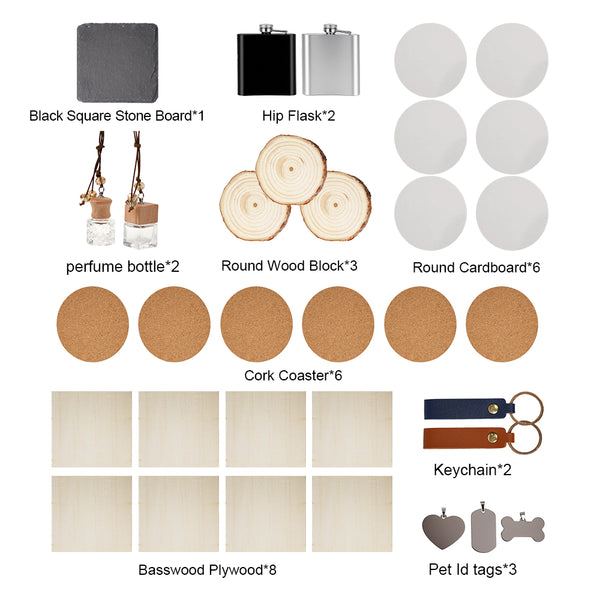 33 PCS DIY Engraving Material