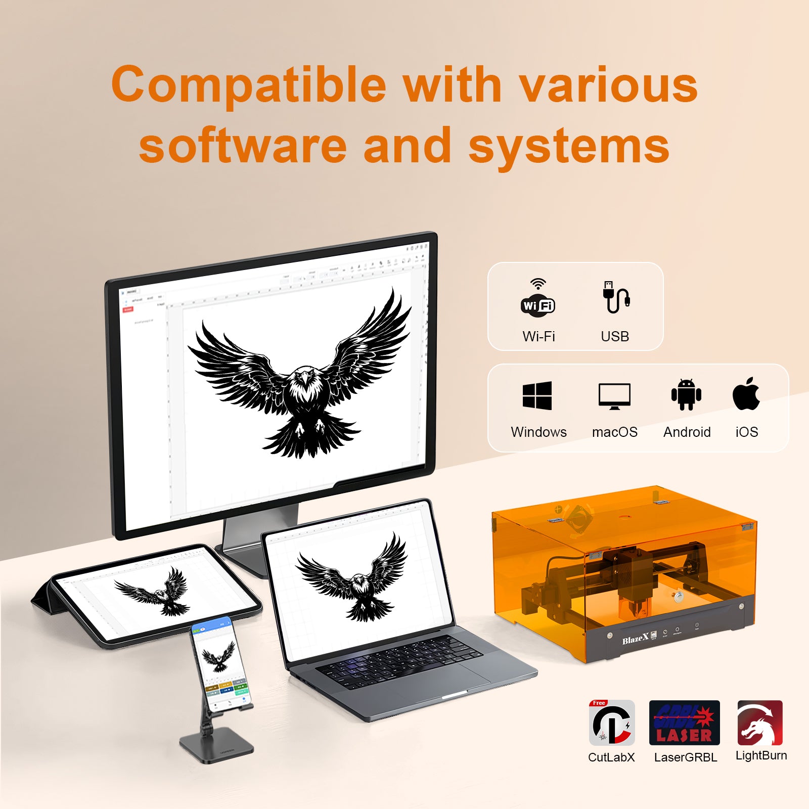 BlazeX M3 Pro Laser Engraver and Cutter
