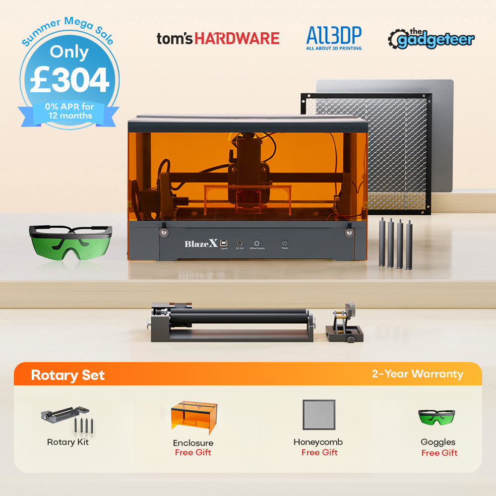 BlazeX M3 Pro Laser Engraver and Cutter
