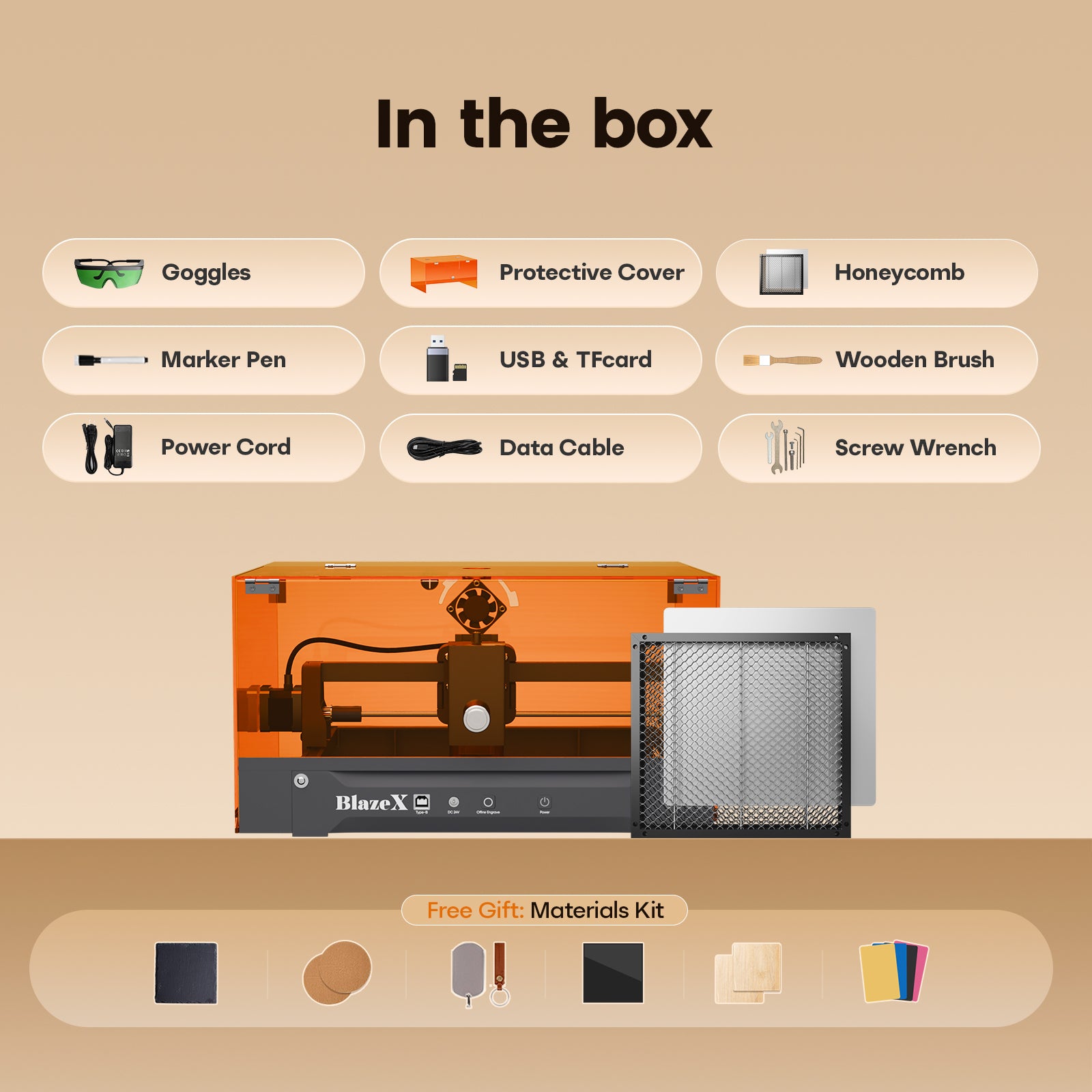 BlazeX M3 Pro Laser Engraver and Cutter