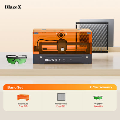 BlazeX M5 IR＆Diode Enclosed Dual Laser Engraver & Laser Cutter