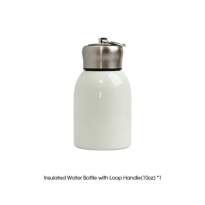 Chubby Stainless Steel Bottle with Loop Handle(10oz)