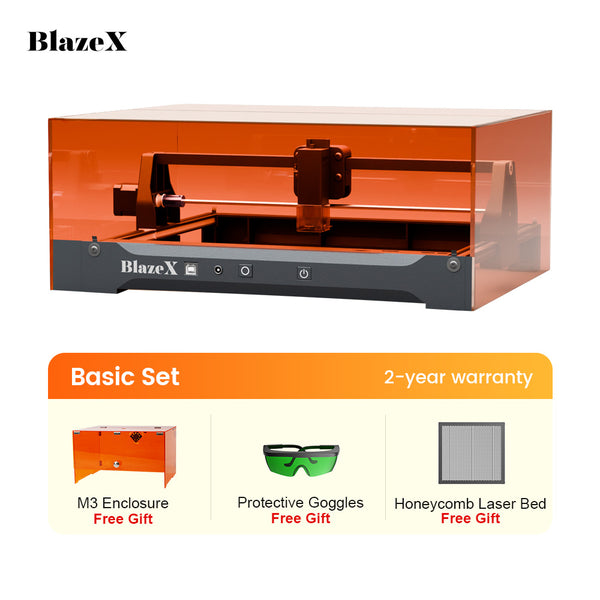 BlazeX M3 Enclosed Diode Laser Engraver & Cutter