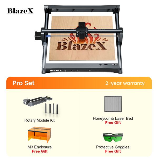 BlazeX M3 Precision Diode Laser Engraver & Cutter