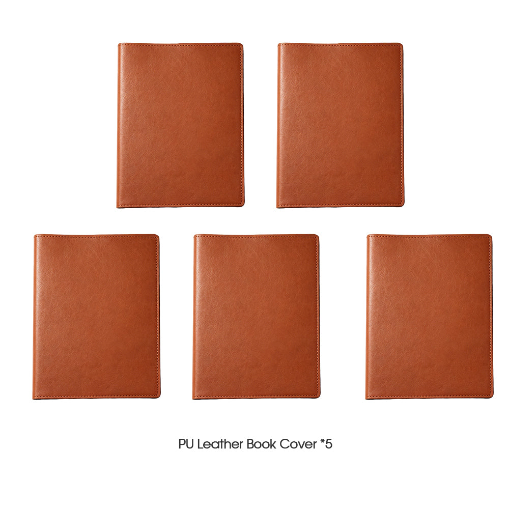 5pcs PU Leather Notebook Covers for Laser Engraving