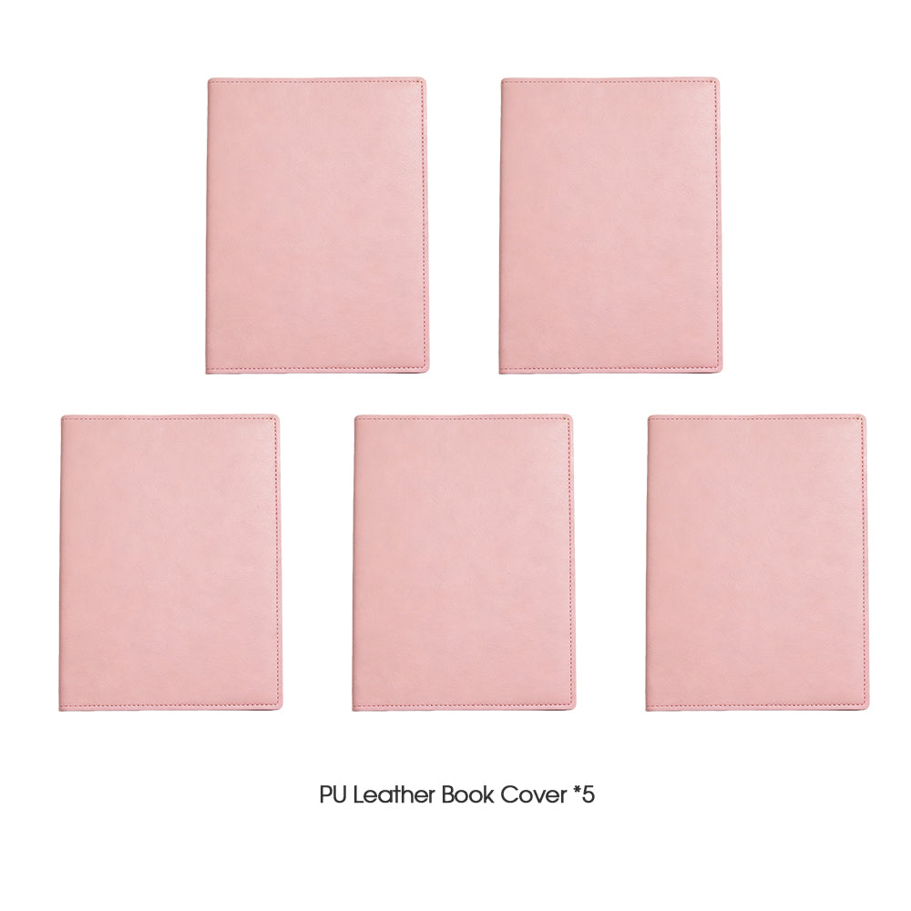 5pcs PU Leather Notebook Covers for Laser Engraving