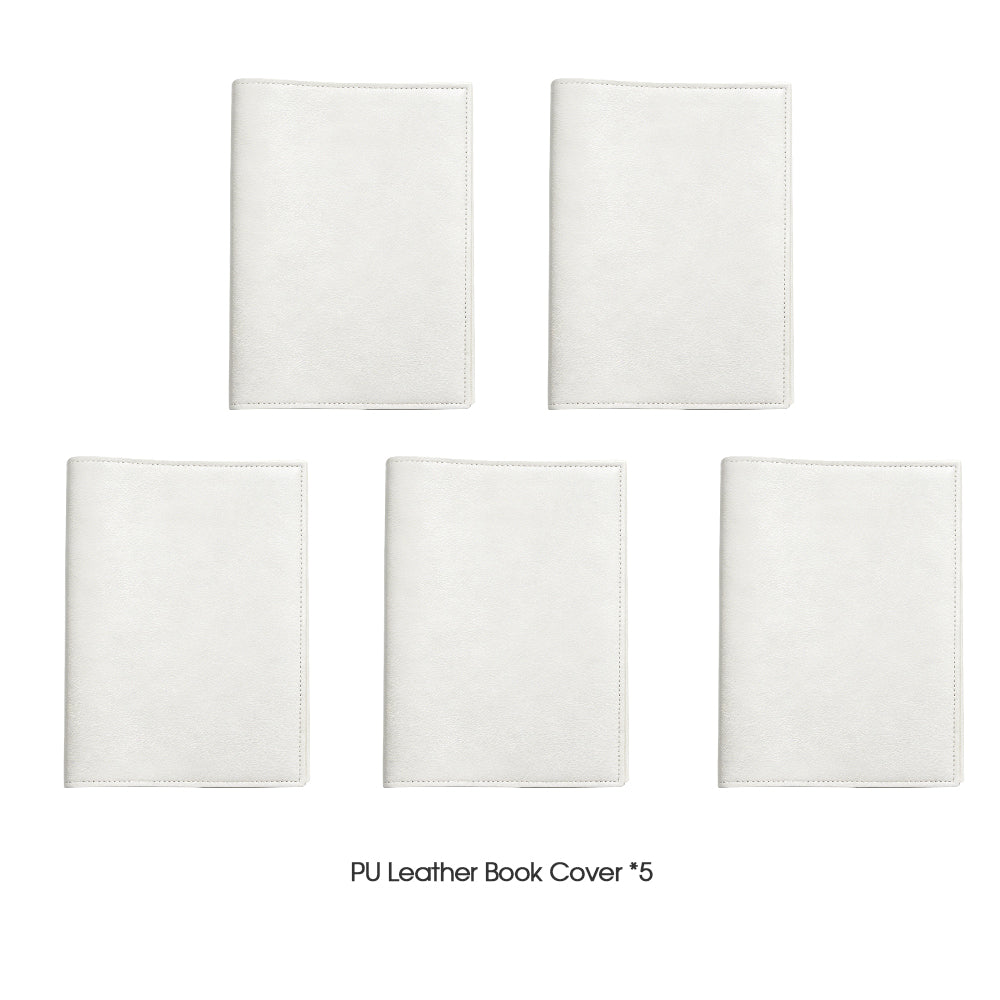 5pcs PU Leather Notebook Covers for Laser Engraving