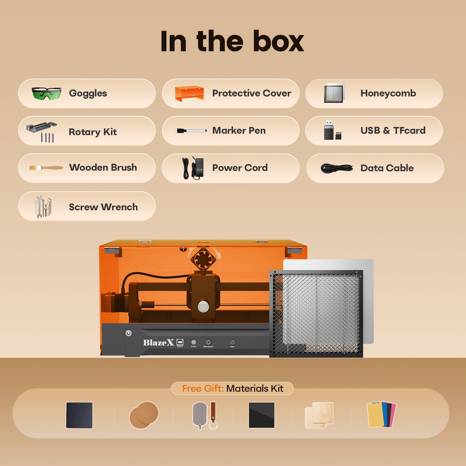 BlazeX M3 Pro Laser Engraver and Cutter