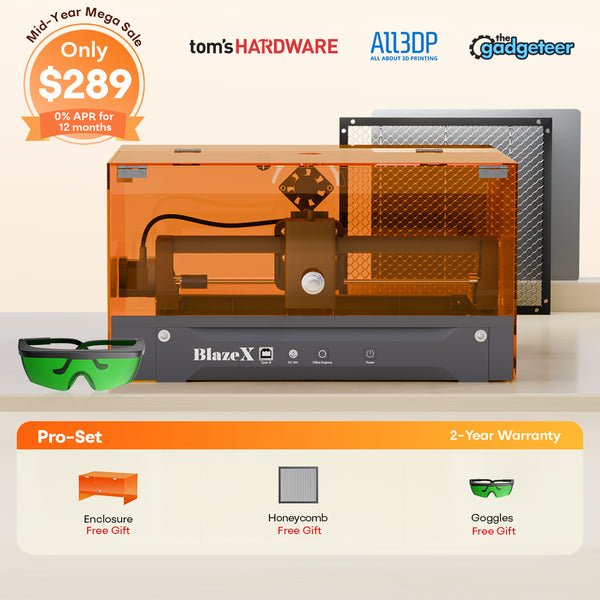 BlazeX M3 Pro Laser Engraver and Cutter