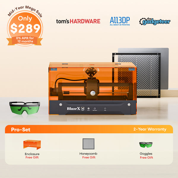 BlazeX M3 Pro Laser Engraver and Cutter