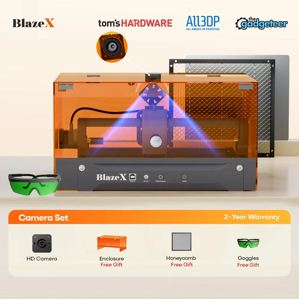 BlazeX M3 Pro Laser Engraver and Cutter with Camera